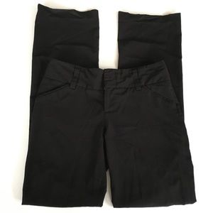 Alice + Olivia Straight Leg Dress Pants Work Black Womens Size 8